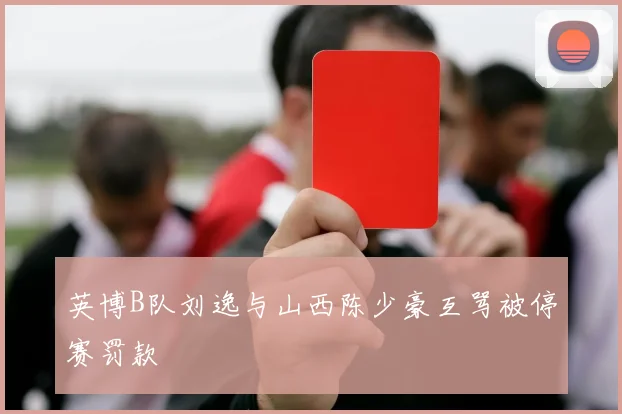 英博B队刘逸与山西陈少豪互骂被停赛罚款